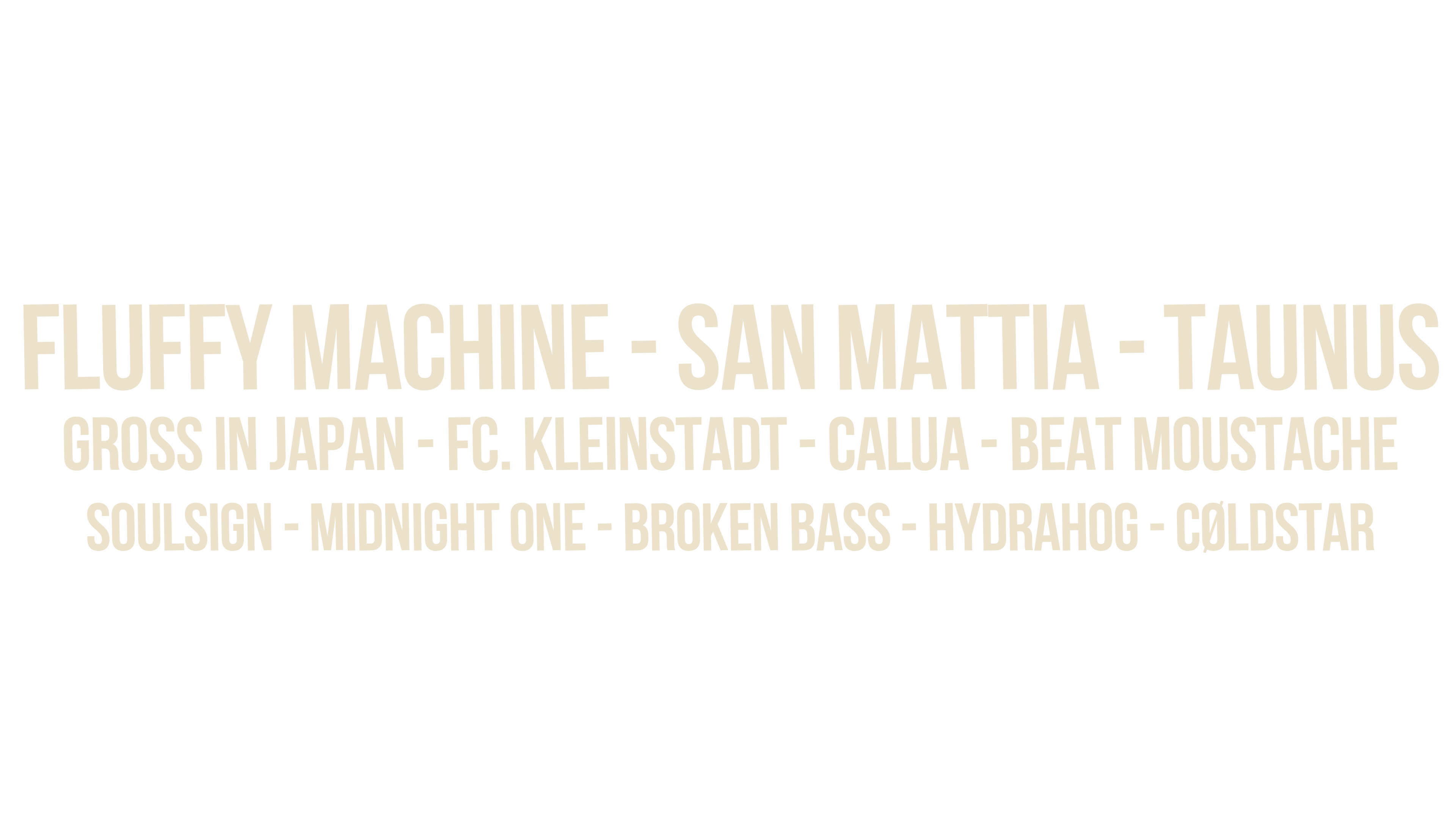 Lineup